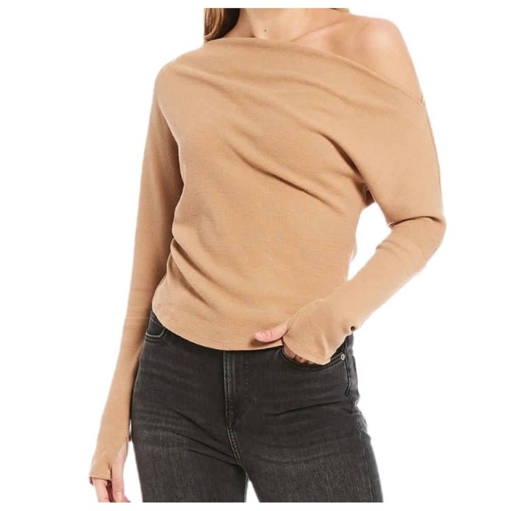 Free People Fuji Thermal in Pale Camel